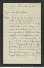 Nachlass Franz Steindachner, Brief von Julius Wagner an Franz Steindachner (24.01.1910), Inv.Nr. 571.01, Seite 1